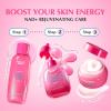 EQQUALBERRY NAD+ Peptide Boosting Skincare Set – Toner + Serum + Cream | Anti-Aging Korean Skin Care | 5 Ceramides & Vegan Collagen for Wrinkles & Radiant Glow
