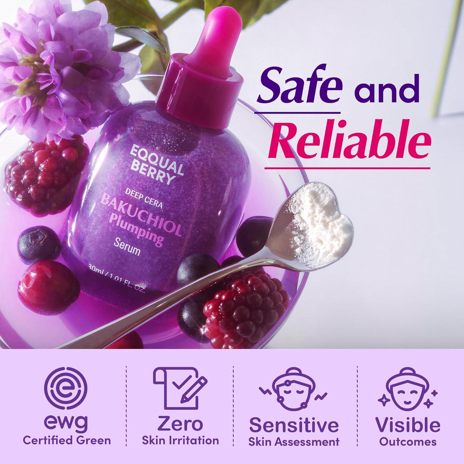 image:imageEQQUALBERRY NAD Peptide Boosting Smoothie Serum AntiAging Korean Skin Care Firming Serum with 5 Ceramides amp Vegan Collagen for Wrinkles amp Radiant Glow101oz30mlPlumping Bakuchiol Serum