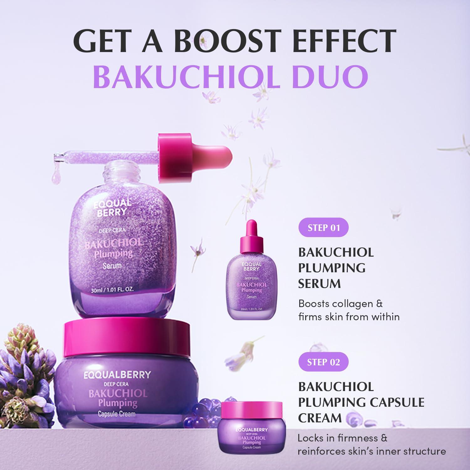 image:imageEQQUALBERRY NAD Peptide Boosting Smoothie Serum AntiAging Korean Skin Care Firming Serum with 5 Ceramides amp Vegan Collagen for Wrinkles amp Radiant Glow101oz30mlPlumping Bakuchiol Serum