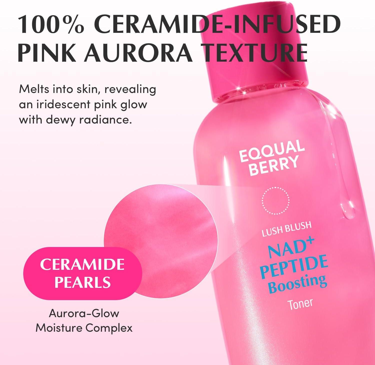 image:imageEQQUALBERRY NAD Peptide Boosting Toner RadianceEnhancing Hydrating amp Firming Toner for Dull Skin Fine Lines amp Wrinkles with Peptides amp Ceramide AntiAging Korean Skincare507 floz150ml