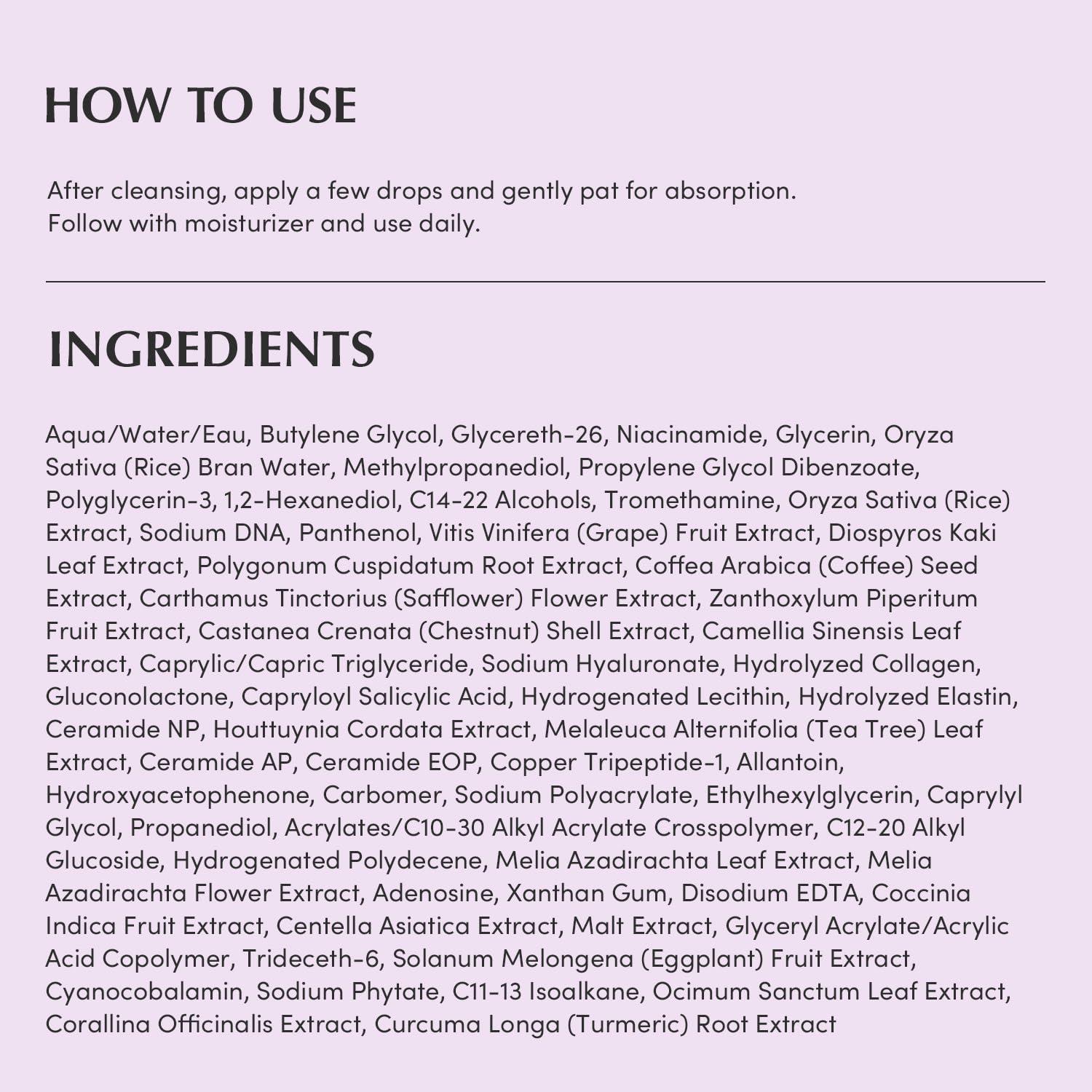 image:imageEQQUALBERRY Purple PDRN Pore Minimizing Serum Vegan Collagen amp Peptides for Pore Refining amp Skin Elasticity Niacinamide amp CICA Exosome for Calming Korean Glass Skin 101 FL OZ