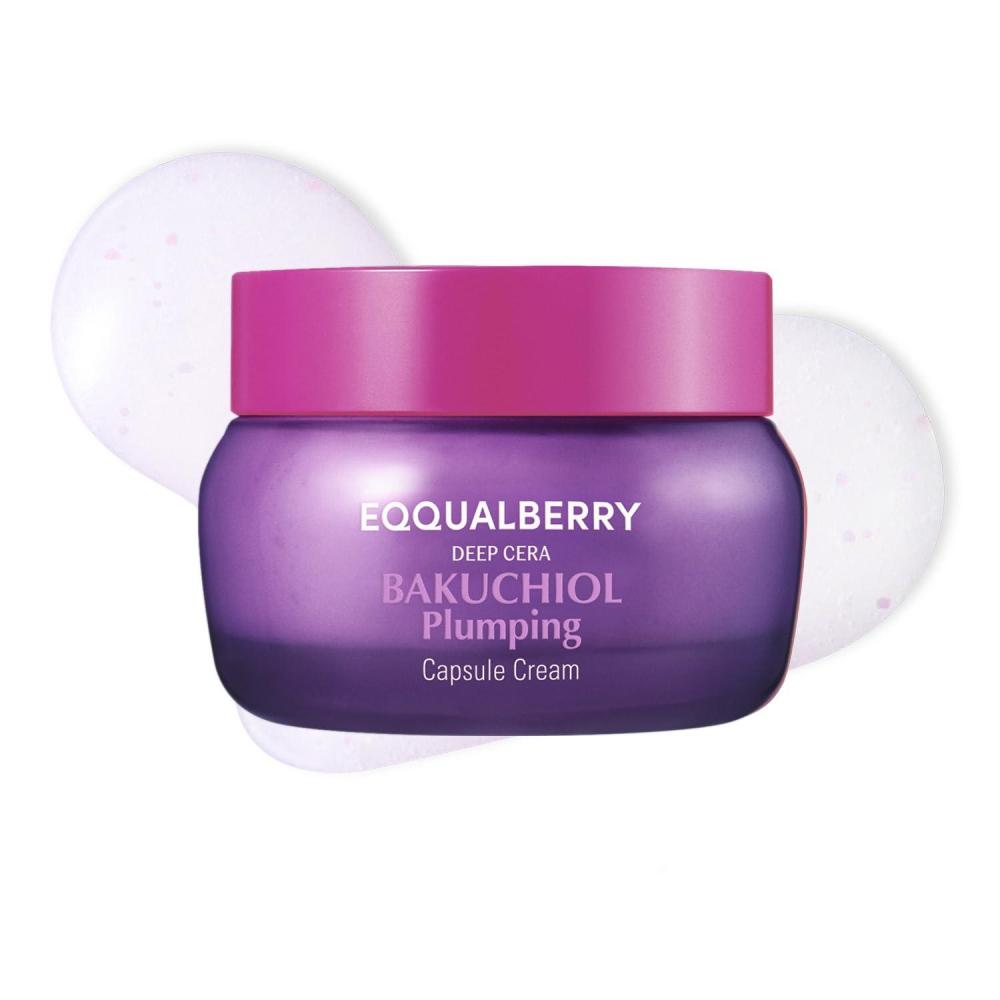 image:imageBakuchiol Plumping Capsule Cream Retinol Alternative Moisturizer for Firming and Pore Care with 99 Pure Bakuchiol 5 Types of Collagen amp Ceramide Complex 169 floz 50ml