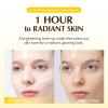 EQQUALBERRY Collagen Glow Up Mask – Niacinamide & Low Molecular Collagen for Brightening and Radiance Boosting | Korean Collagen Face Mask for Glass Skin, 4 Sheets, 1.01 OZ.(Glow Up)