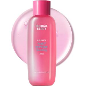 EQQUALBERRY NAD+ Peptide Boosting Toner – Radiance-Enhancing, Hydrating & Firming Toner for Dull Skin, Fine Lines & Wrinkles with Peptides & Ceramide – Anti-Aging Korean Skincare(5.07 fl.oz/150ml)
