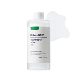 EQQUALBERRY Swimming Pool Toner – Korean Toner for Daily Exfoliating & Deep Hydration with Natural Enzyme Protease & Hyaluronic Acid, For Sensitive Skin, 10.14 Fl Oz (300ml)