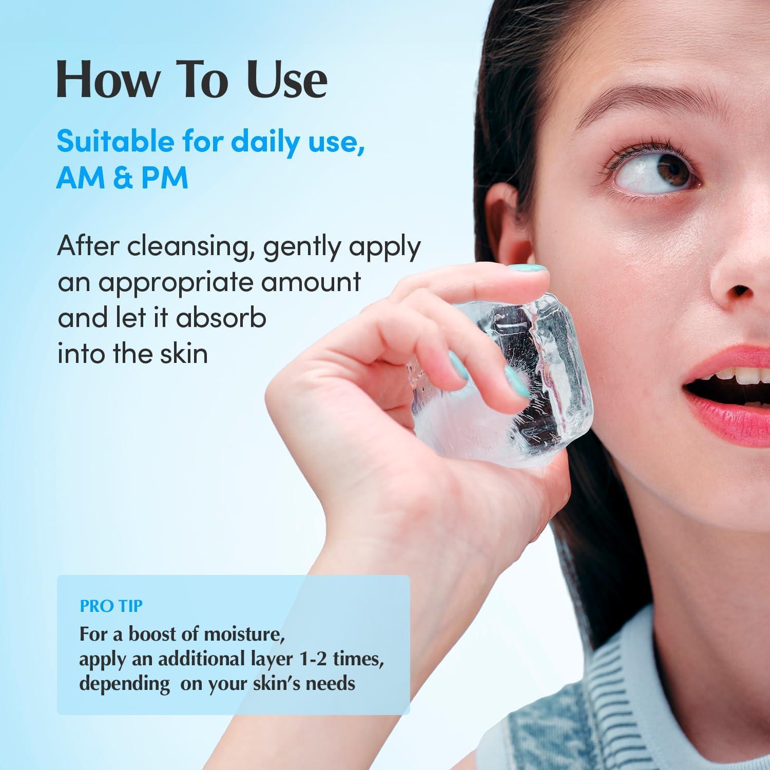 image:imageEQQUALBERRY Hyaltoin Flooding Toner MoistureRich Hydrogel Toner for Deep Hydration Cooling Essence Texture Hyaluronic Acid amp Ectoin MakeupReady Skin 507 floz 150ml