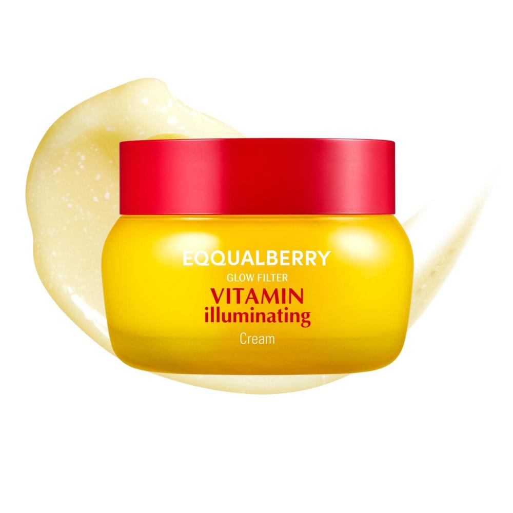 image:imageEQQUALBERRY Vitamin Illuminating Cream Pack of 2 Vitamin C amp 5 Niacinamide 3 TXA Dark spots Cream Ceramide Barrier Strength Glowy Lightweight Hydration 169 floz 2eaSingle Pack