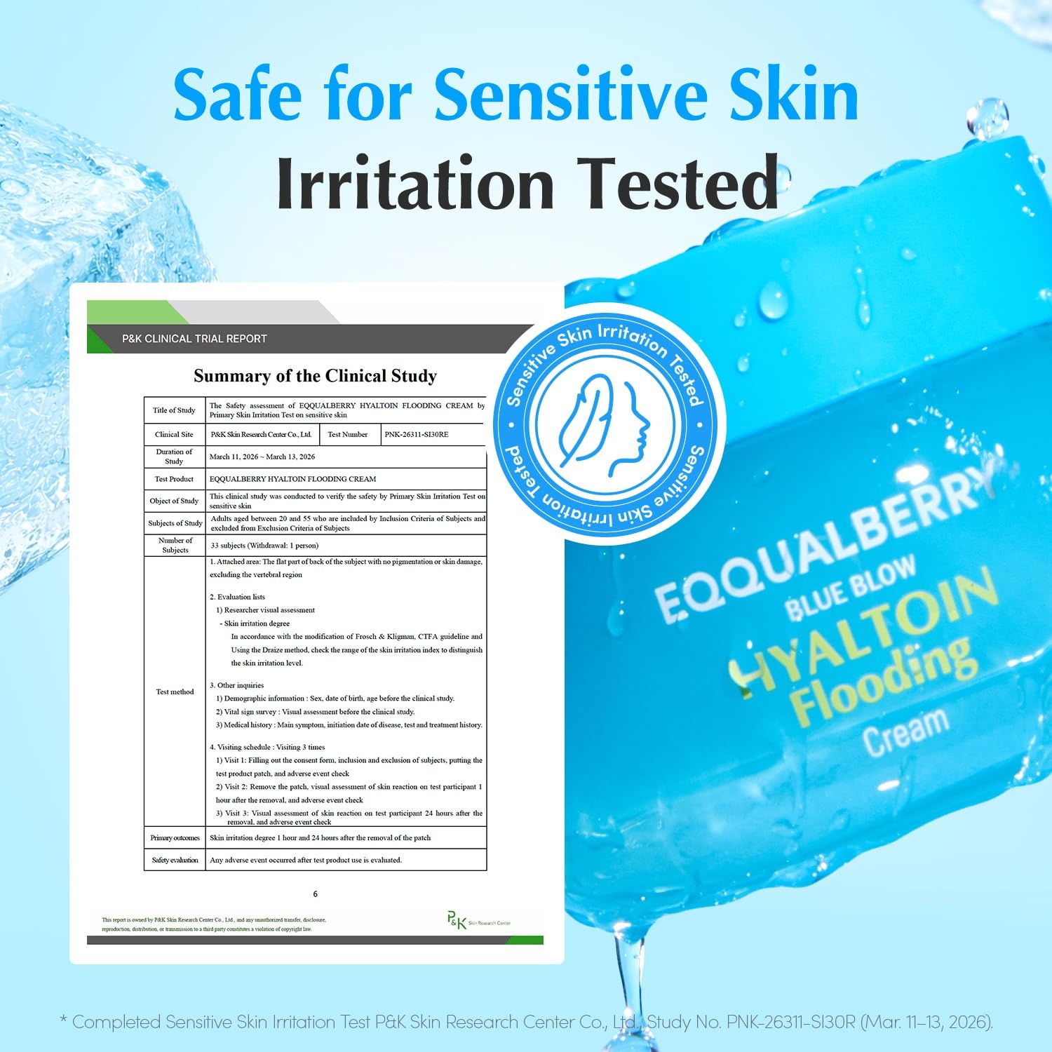 image:imageEQQUALBERRY HYALTOIN Flooding Cream 5 Hyaluronic Acid amp Ectoin 10 Glacier Water Quick Cooling Gel Moisturizer Hydration Barrier Repair amp Redness Relief Korean Skincare 169 floz 50ml