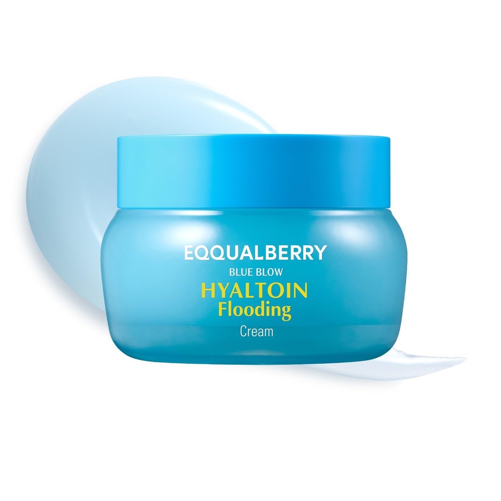image:imageEQQUALBERRY HYALTOIN Flooding Cream 5 Hyaluronic Acid amp Ectoin 10 Glacier Water Quick Cooling Gel Moisturizer Hydration Barrier Repair amp Redness Relief Korean Skincare 169 floz 50ml